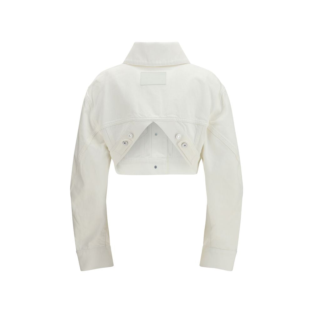 Cocoon Reversed-Effect Raw Denim Jacket
