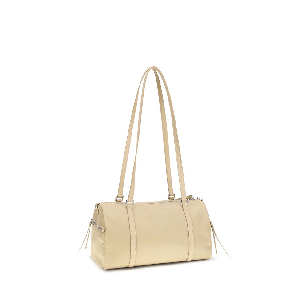 Large Re-Nylon And Saffiano Shoulder Bag