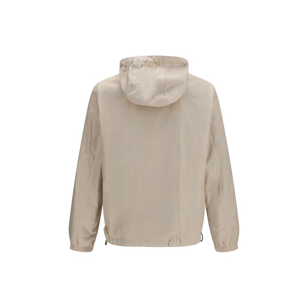 Reversible Check Hooded Jacket
