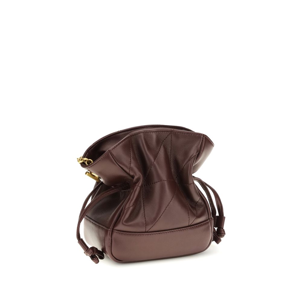 Jamie Mini Leather Clutch Bag