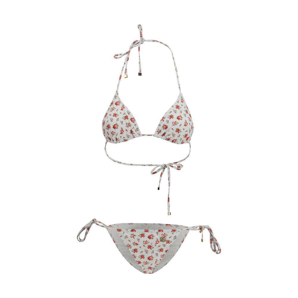 Triangle Bikini With Roselline Print