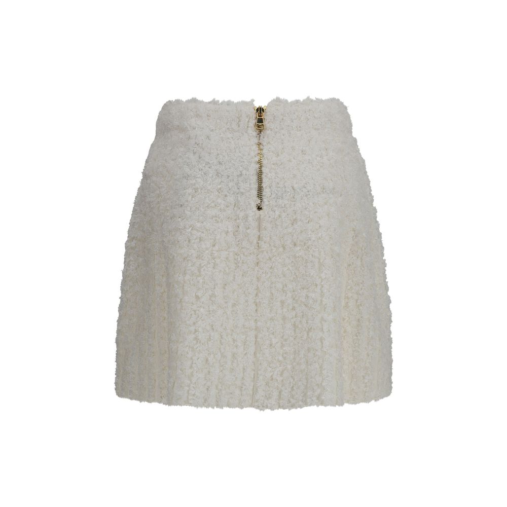 Mini Skirt With Decorative Buttons