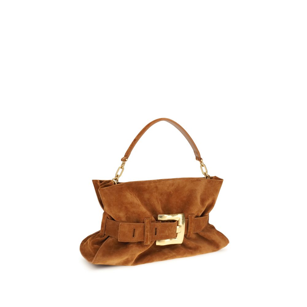 Medium Anthem Bag In Suede Calfskin