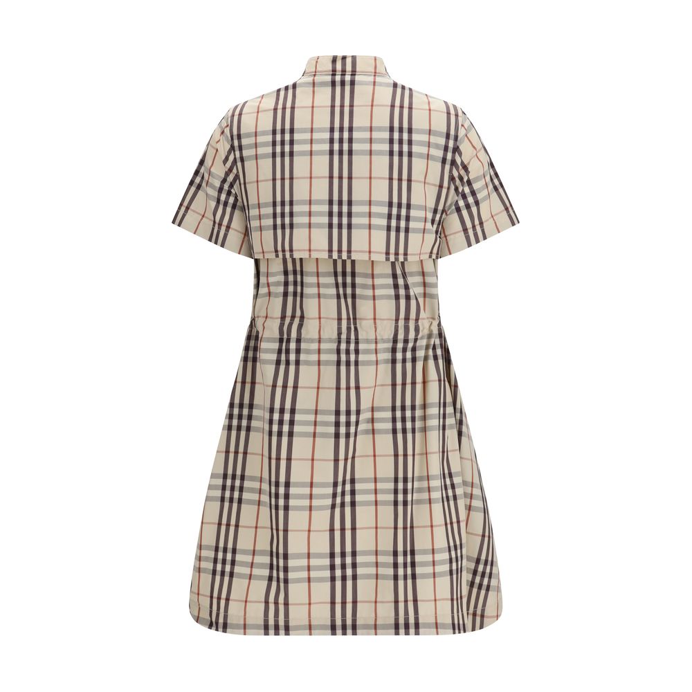 Cotton Check Dress