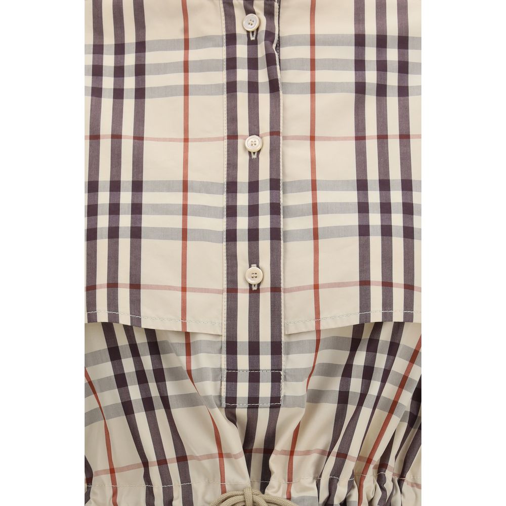Cotton Check Dress