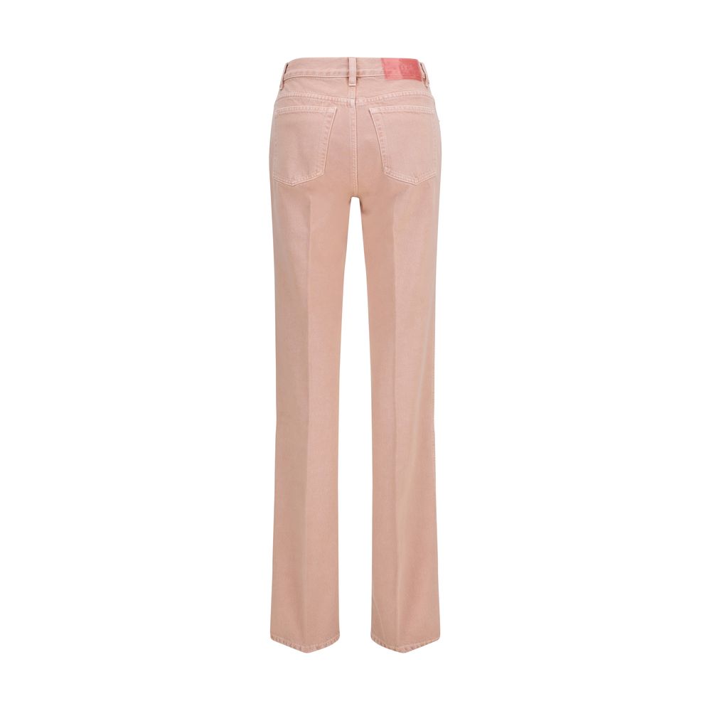 Straight-Leg Jeans In Denim