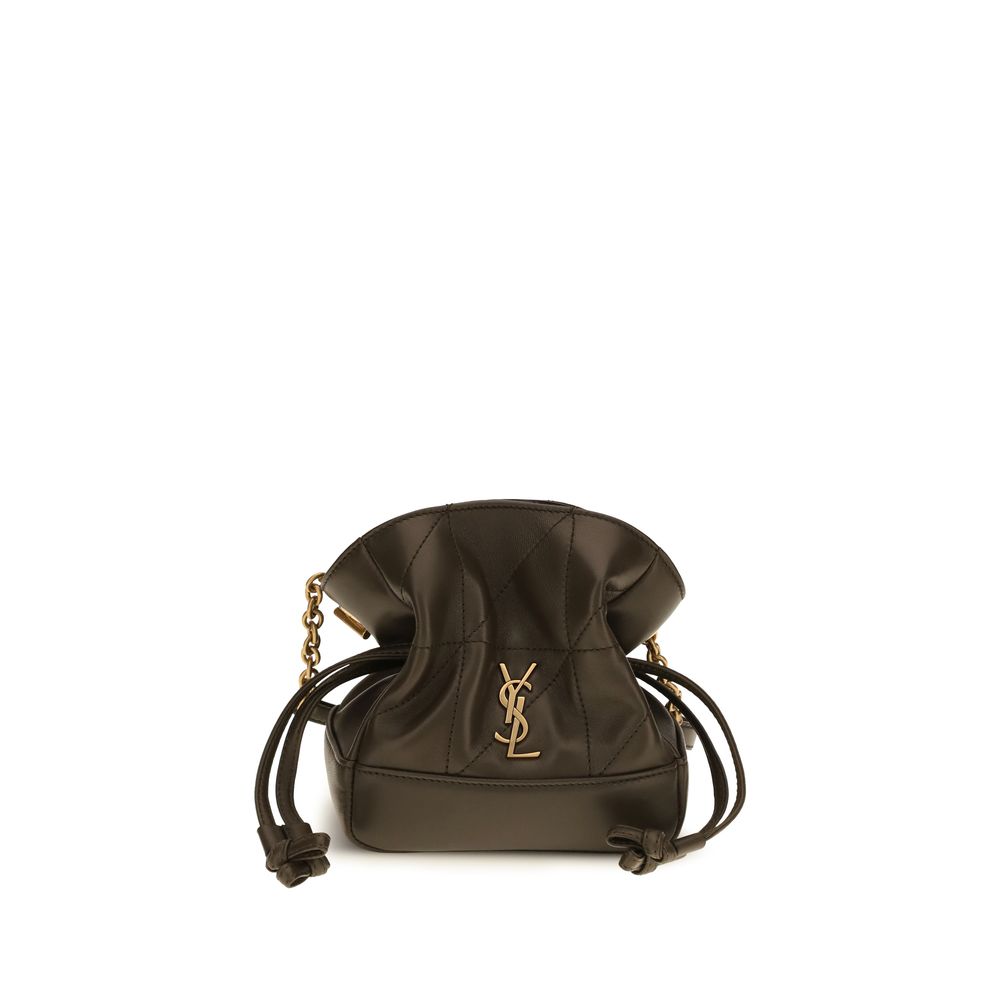 Jamie Mini Leather Clutch Bag