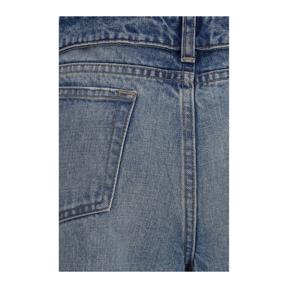 Faded Pure Cotton Jeans