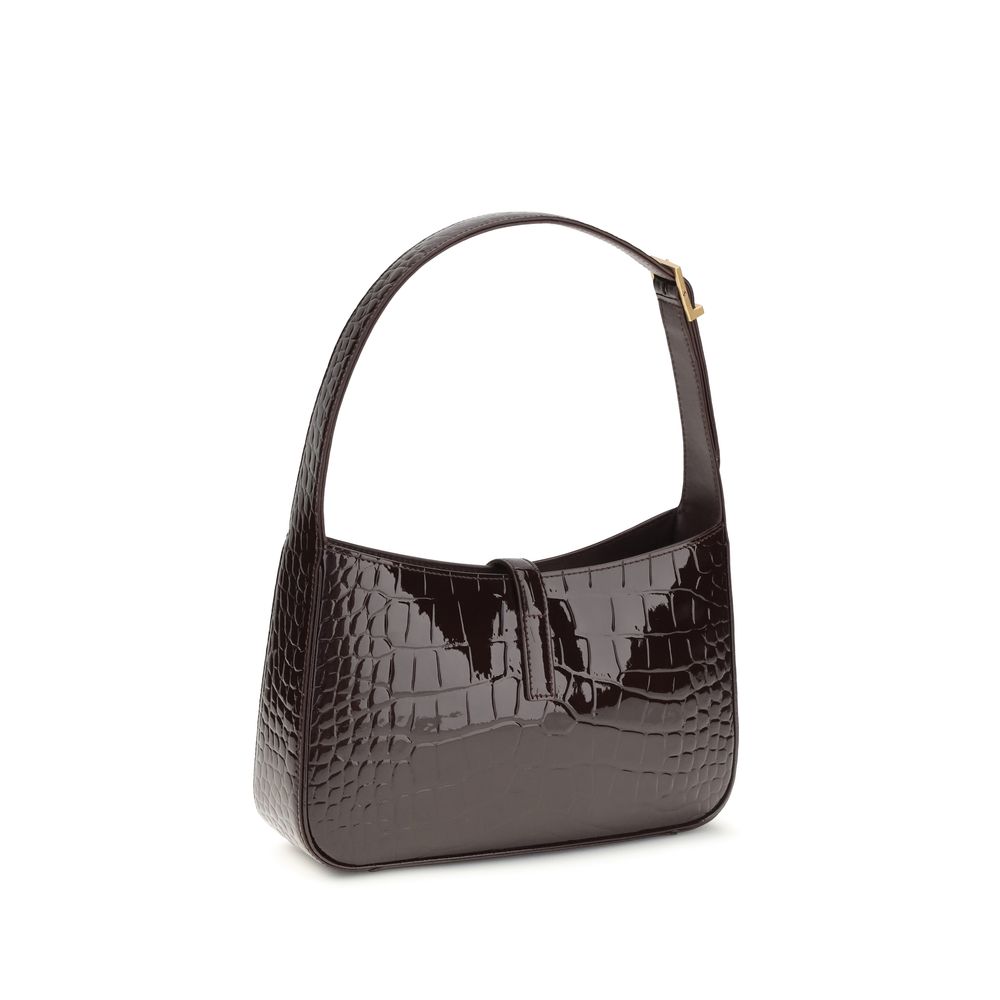 Shoulder Bag 5 À 7 In Vernice Goffrata Coccodrillo