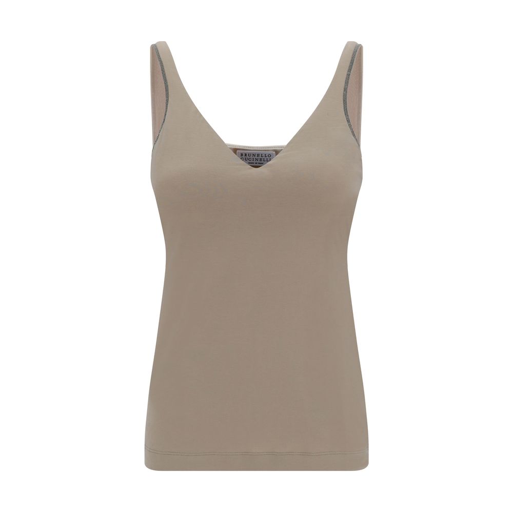 Beige Cotton T-Shirt