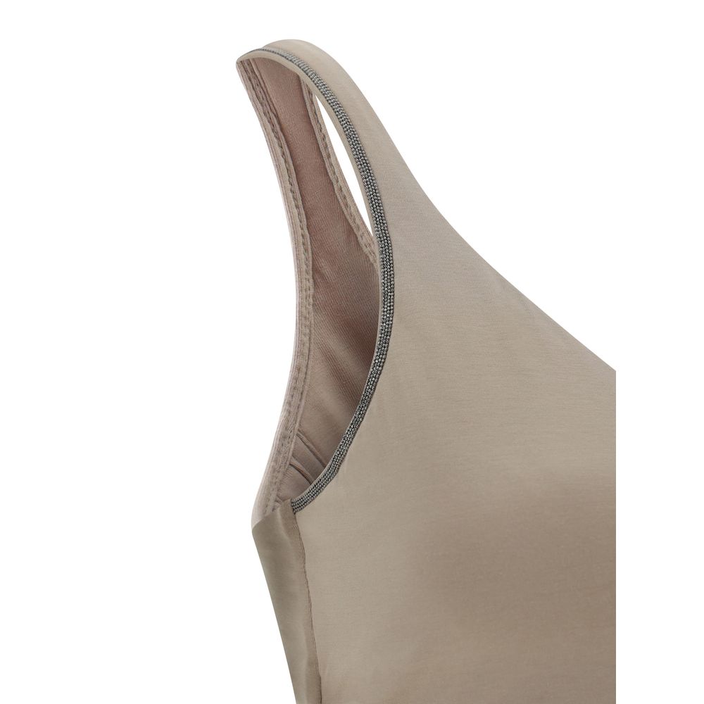 Beige Cotton T-Shirt