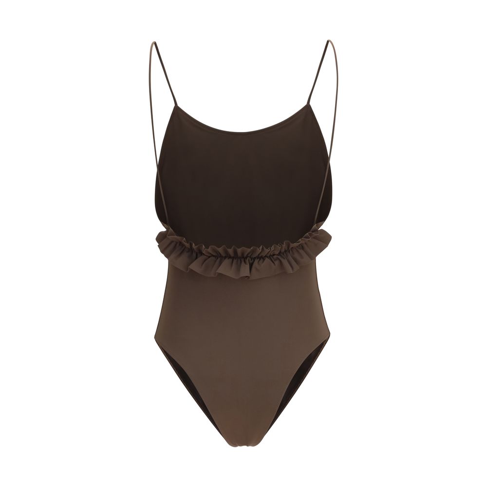 Cabana One-Piece Swimsuit With Ruffles