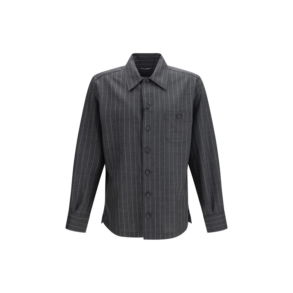 Pinstripe Wool Shirt