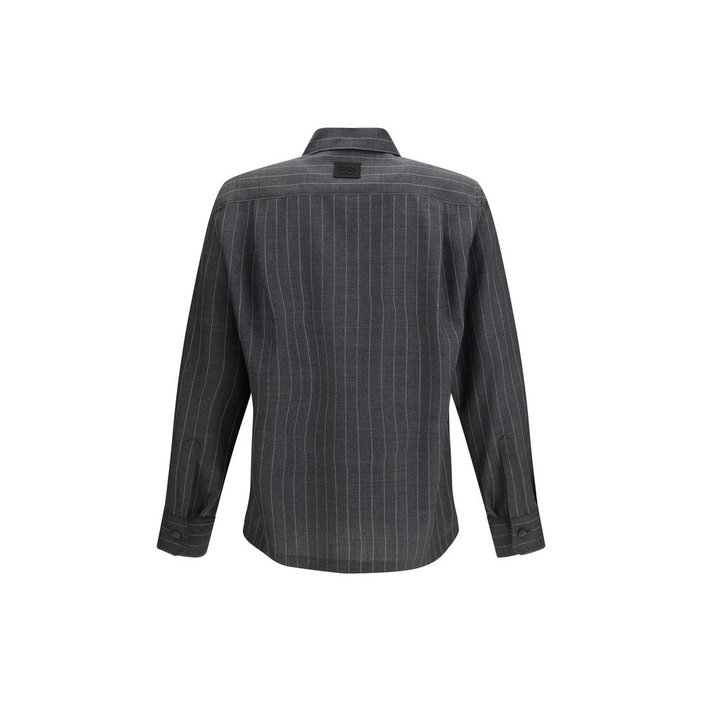 Pinstripe Wool Shirt