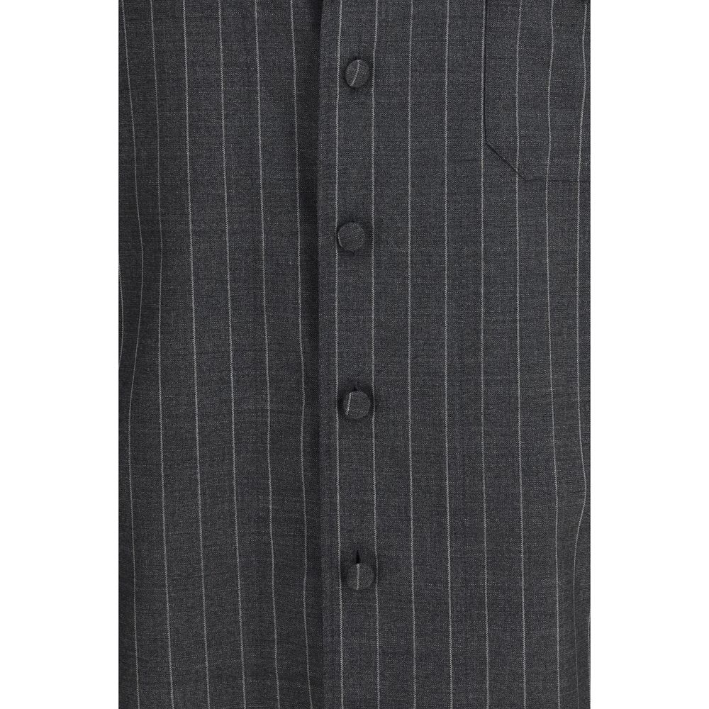 Pinstripe Wool Shirt
