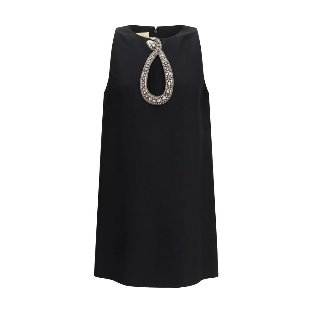 Short Crepe Couture Dress