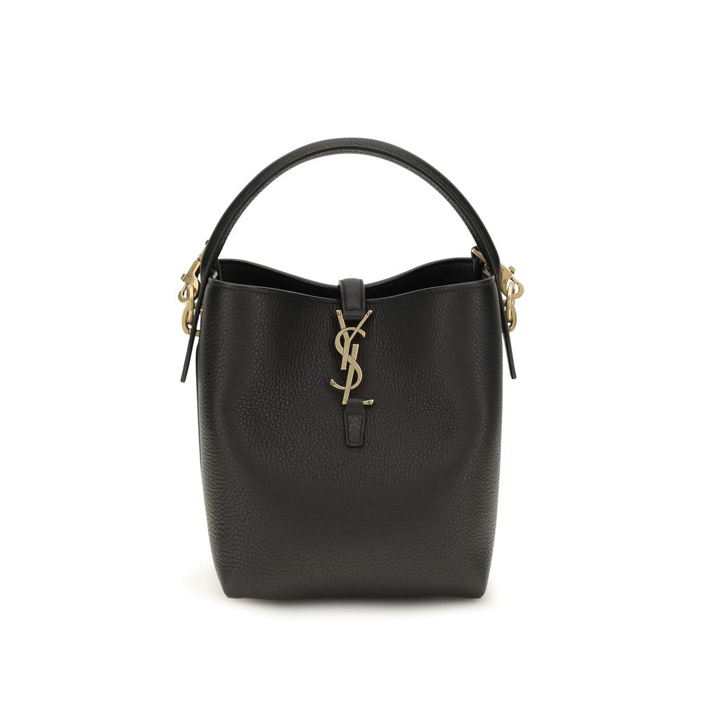 Le 37 Bucket Bag In Grained Leather