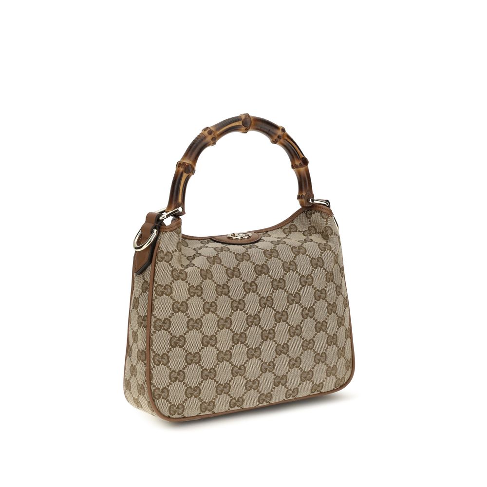 Small Diana Shoulder Bag In GG Fabric