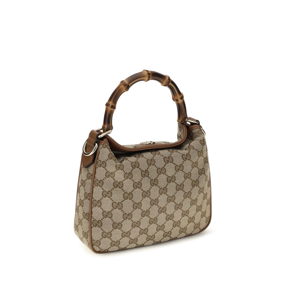Small Diana Shoulder Bag In GG Fabric