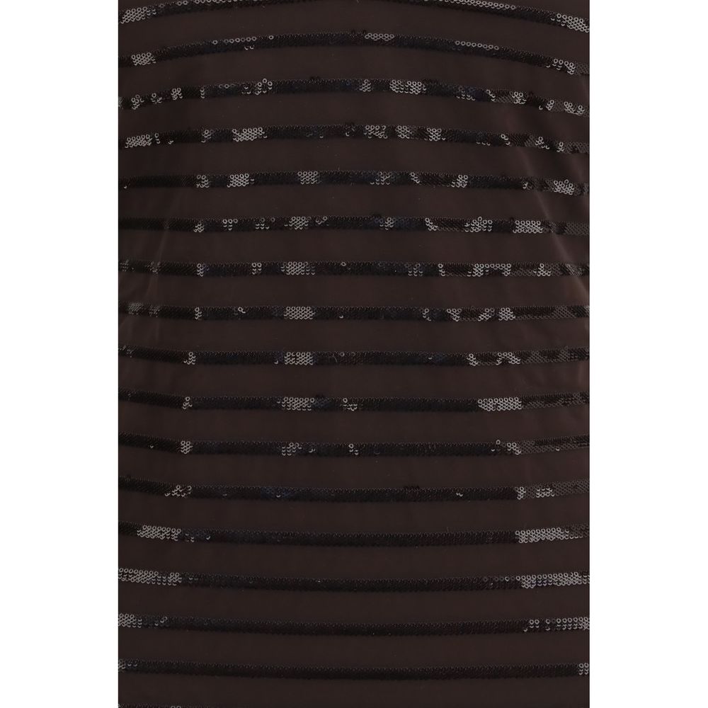 Shimmering Striped One-Piece Swimsuit