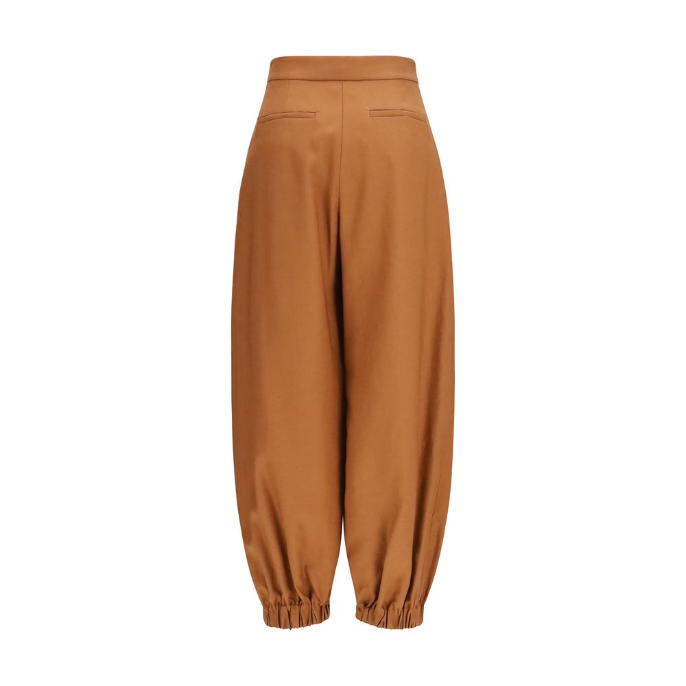 Cotton And Linen Balloon Pants