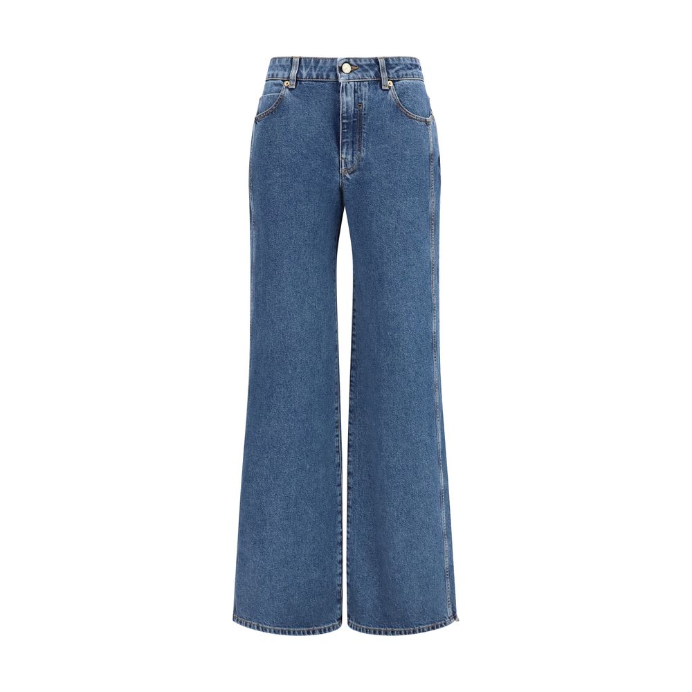 Straight Wide-Leg Jeans