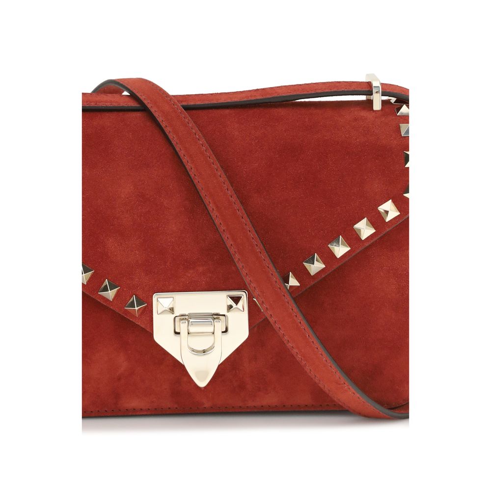 Rockstud Mini Suede Shoulder Bag