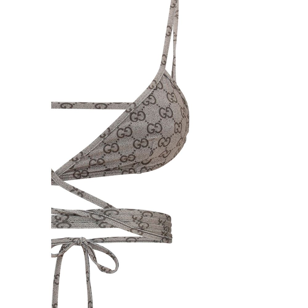 Printed Stretch Jersey Bikini