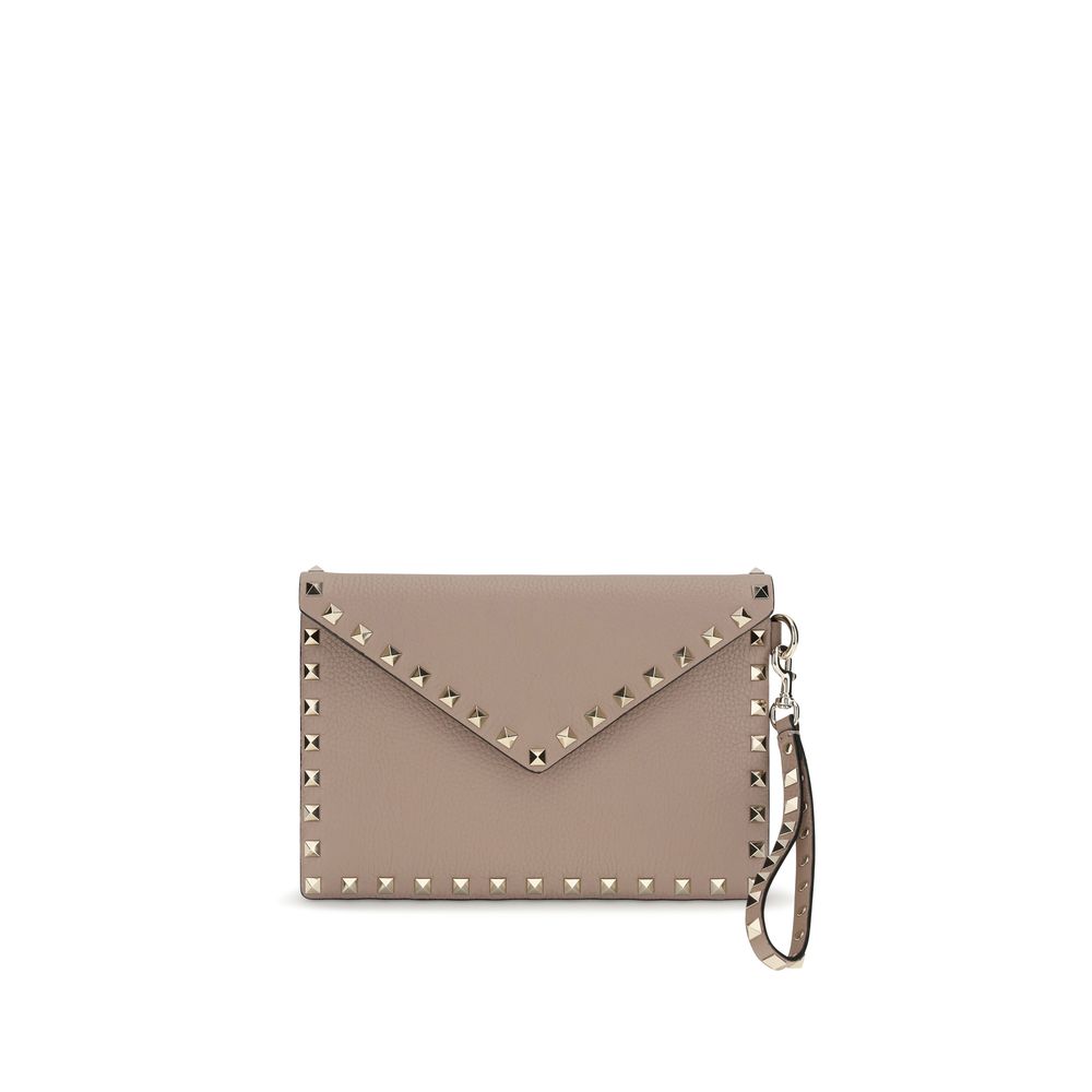 Rockstud Pouch In Leather