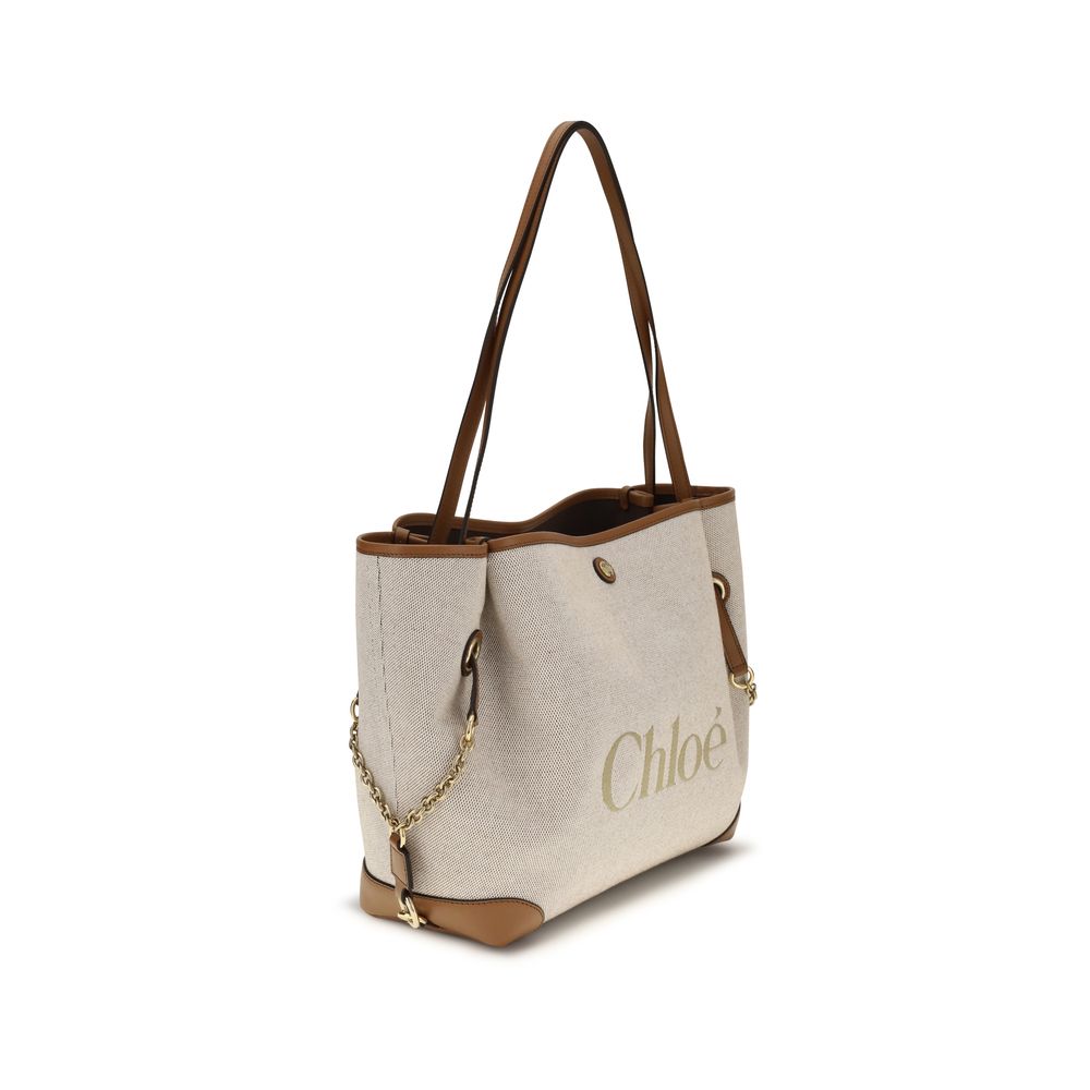 Clover Tote Bag In Canvas