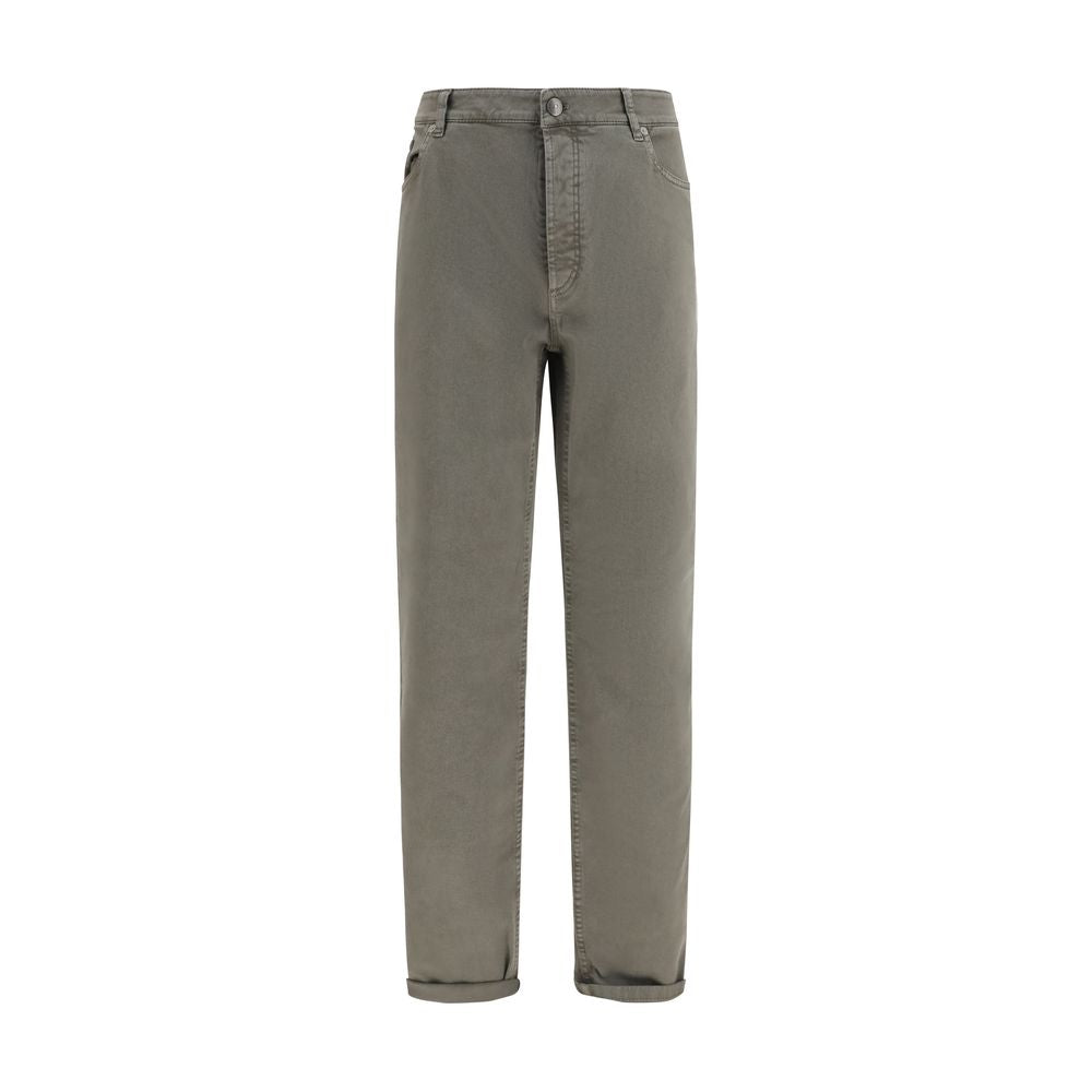 Jeans With Turn-Up Hem