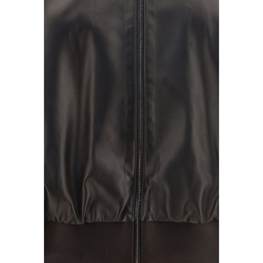 Soft Nappa Bomber Jacket