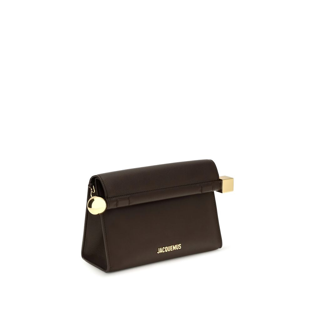 Rond Carré Leather Shoulder Bag