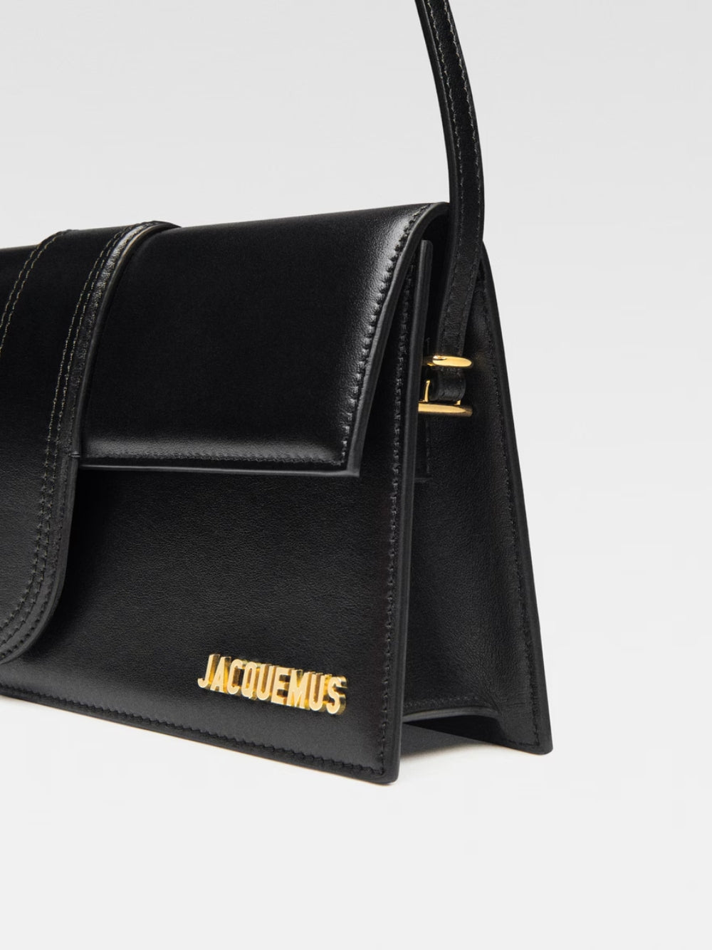 Black leather Le Bambino Crossbody Bag