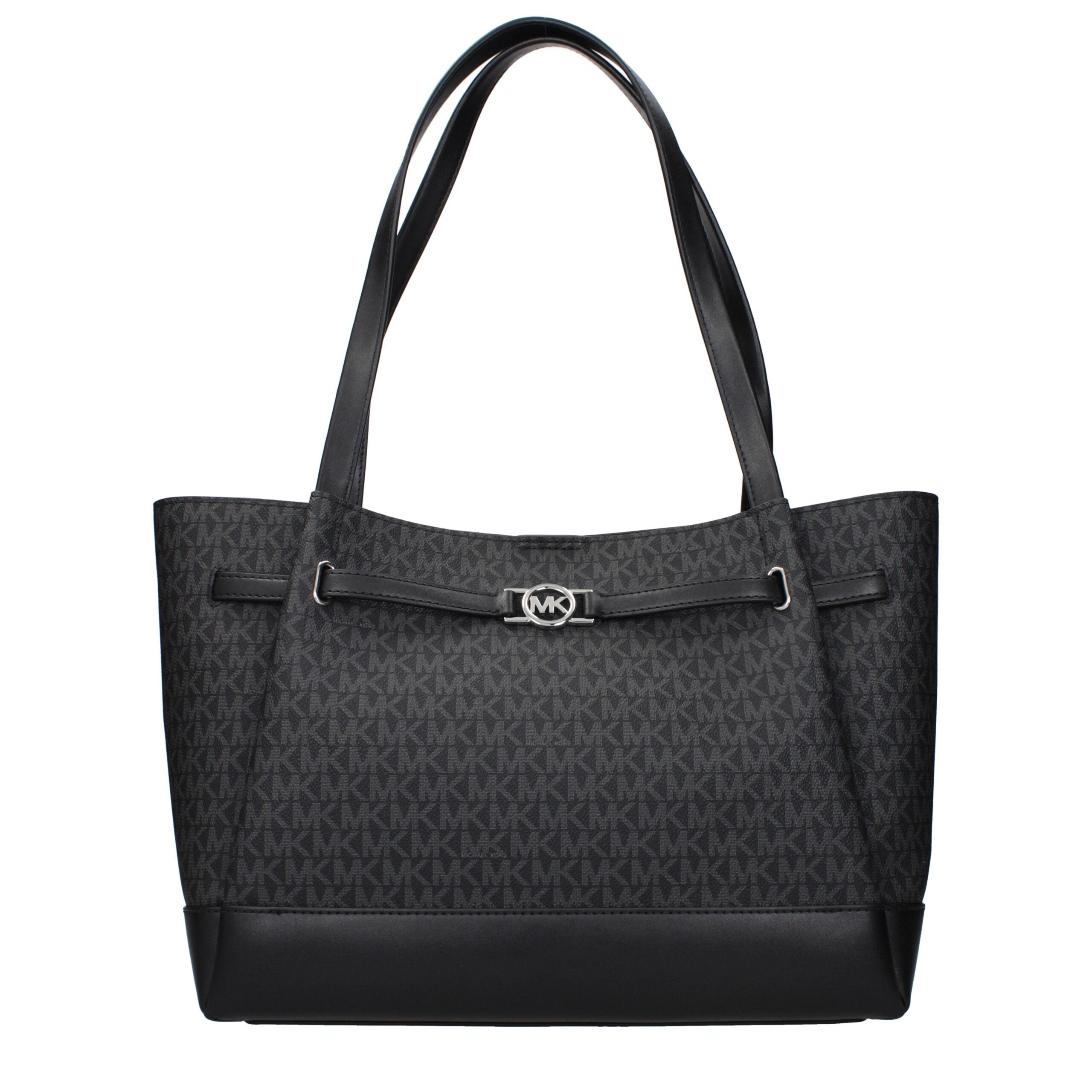 Black Fabric Tote Bag