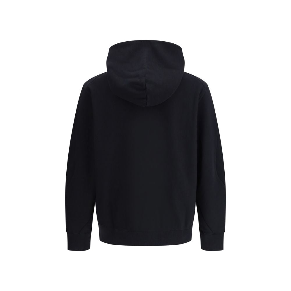 Black Cotton Hoodie