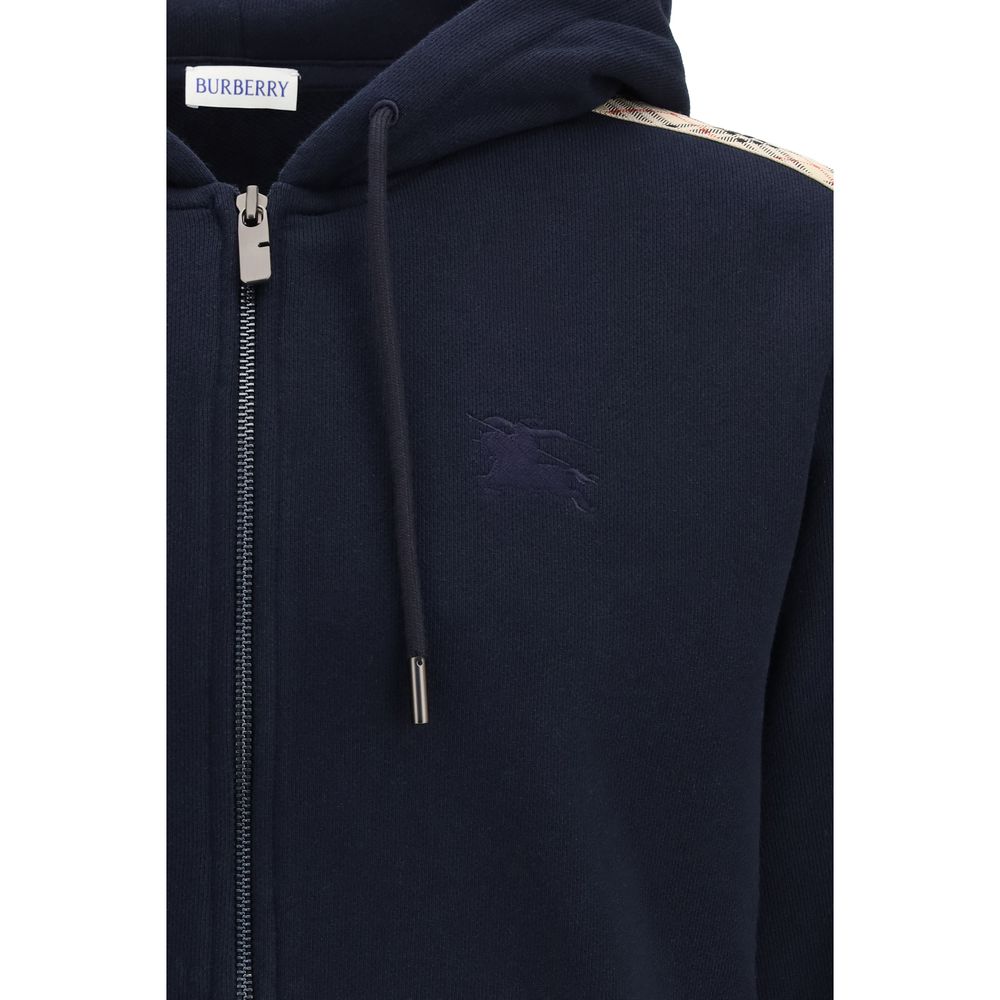 Blue Cotton Hoodie