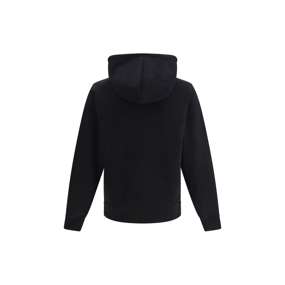 Black Cotton Hoodie