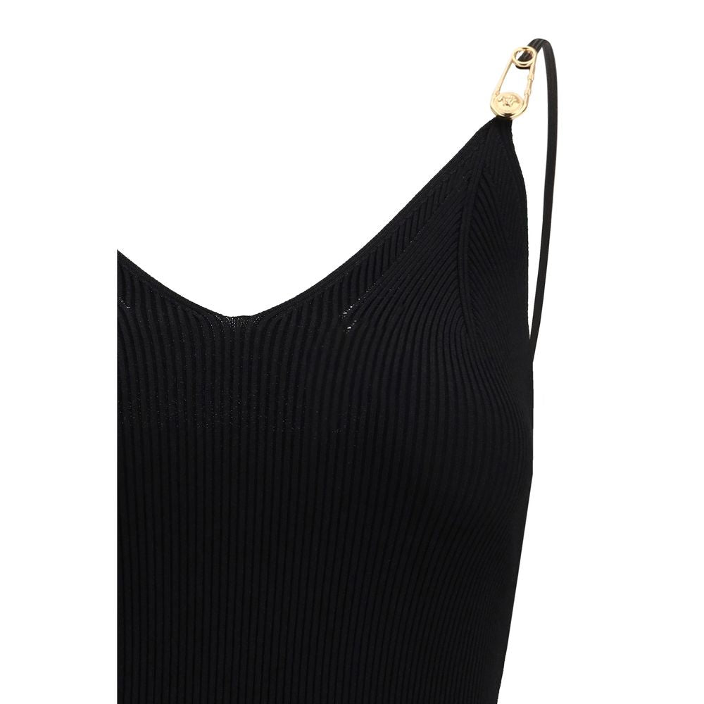 Safety Pin Slip Midi Dress