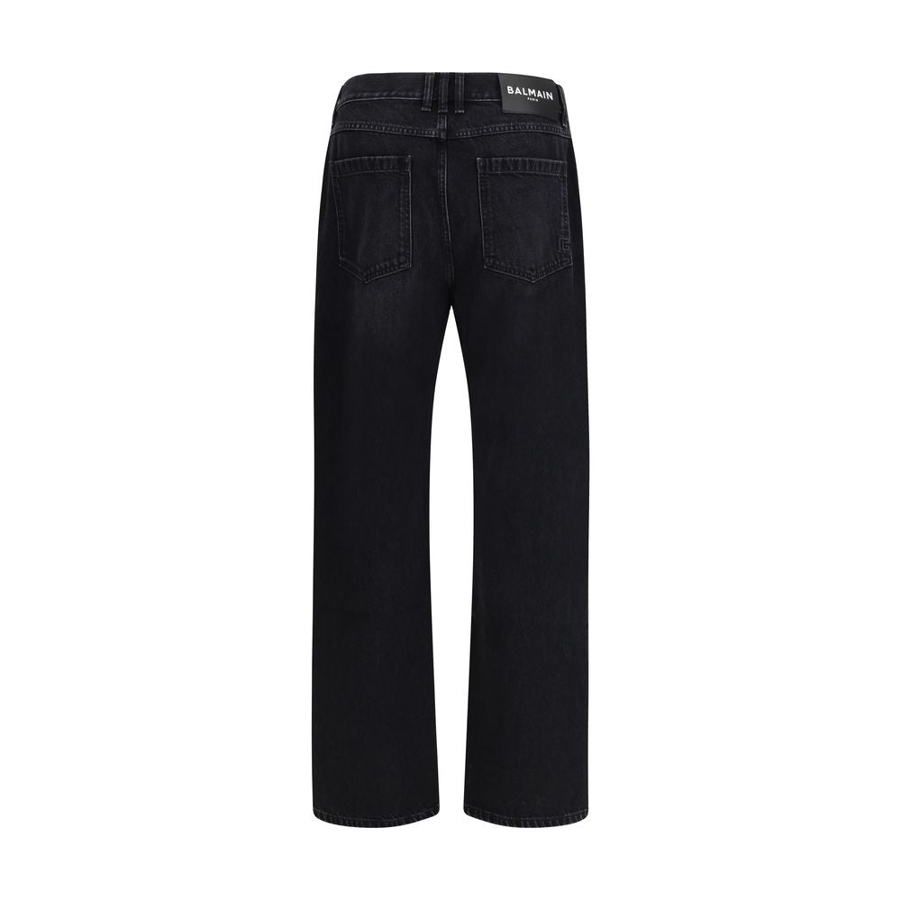 Loose-Fit Denim Jeans